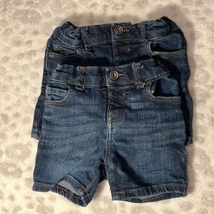 Infant denim shorts